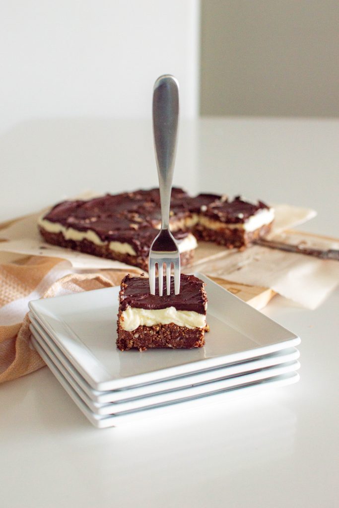 Talk about DECADENT! These homemade Nanaimo Bars are the epitome of Canadian baking - and you're gonna want to check out our recipe ASAP! (Psst: you don't need any custard powder to make it! Yay!)