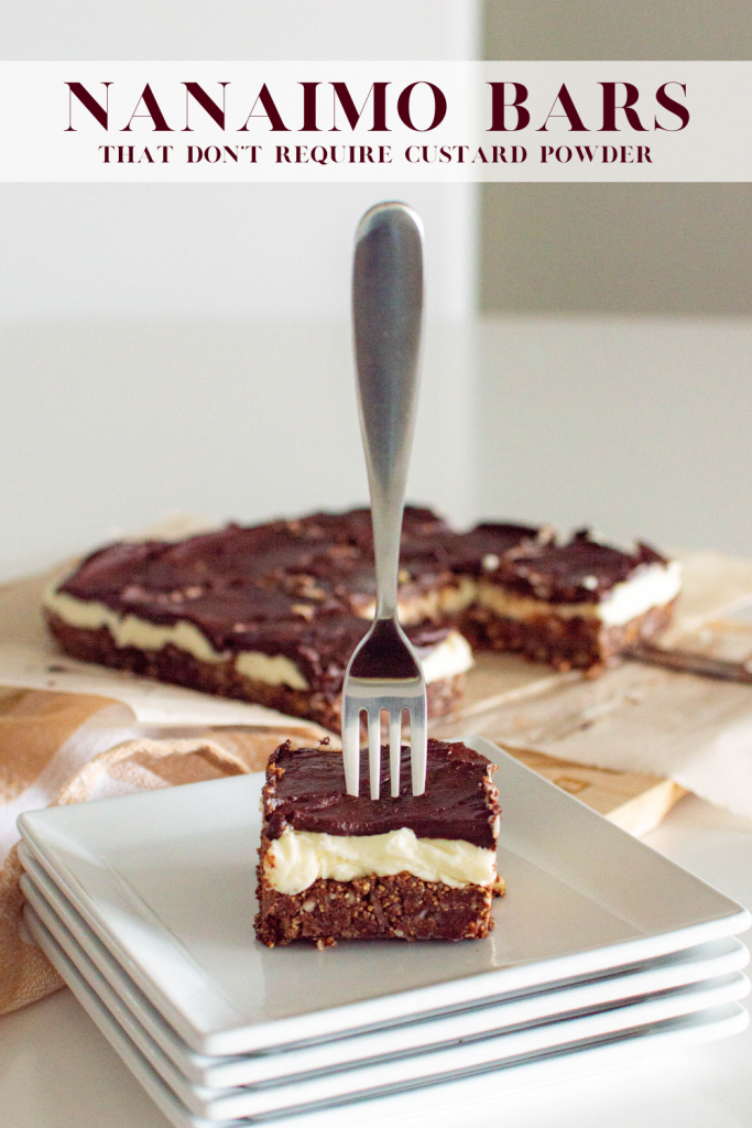 Follow this easy recipe for Nanaimo bars (psst: don’t forget that they’re Nanaimo bars without custard powder!) and impress your guests at your next holiday party.