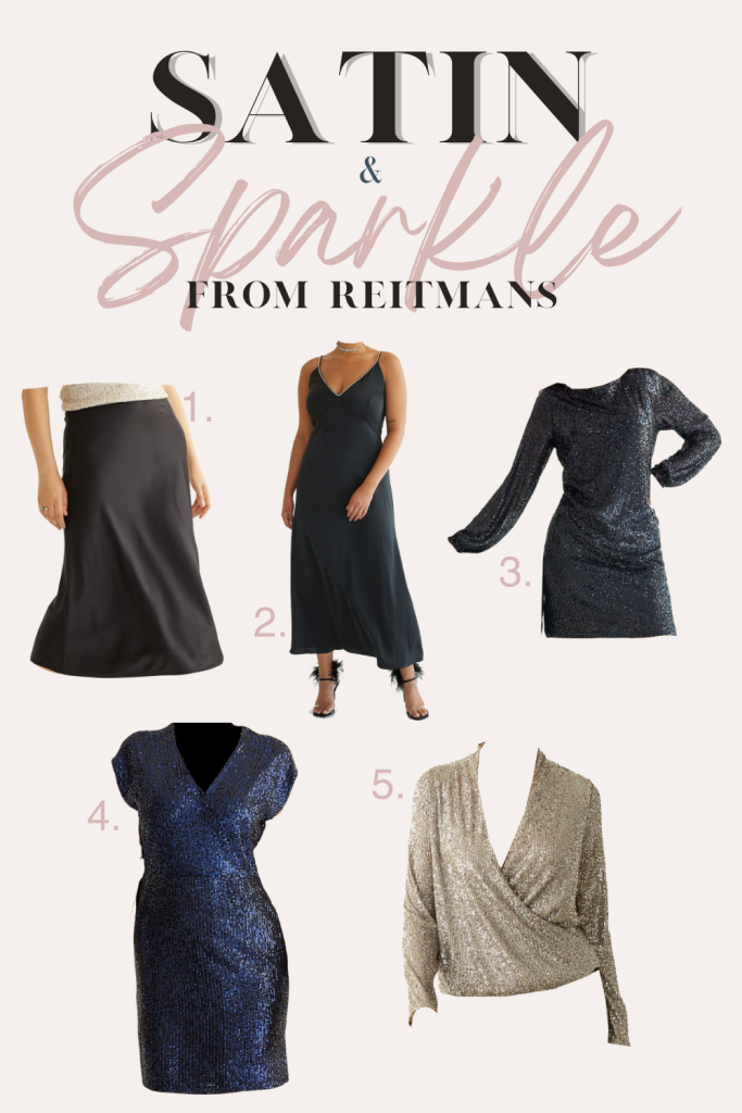 These holiday pieces boast satin and sparkle - the best fabrics for any holiday-inspired outfit!